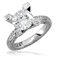 Diamond Engagement Ring E/W-Z3340