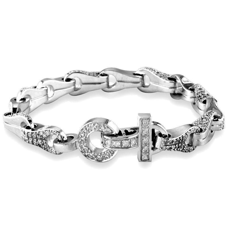 Designer Diamond Link Bracelet BR-Z3409