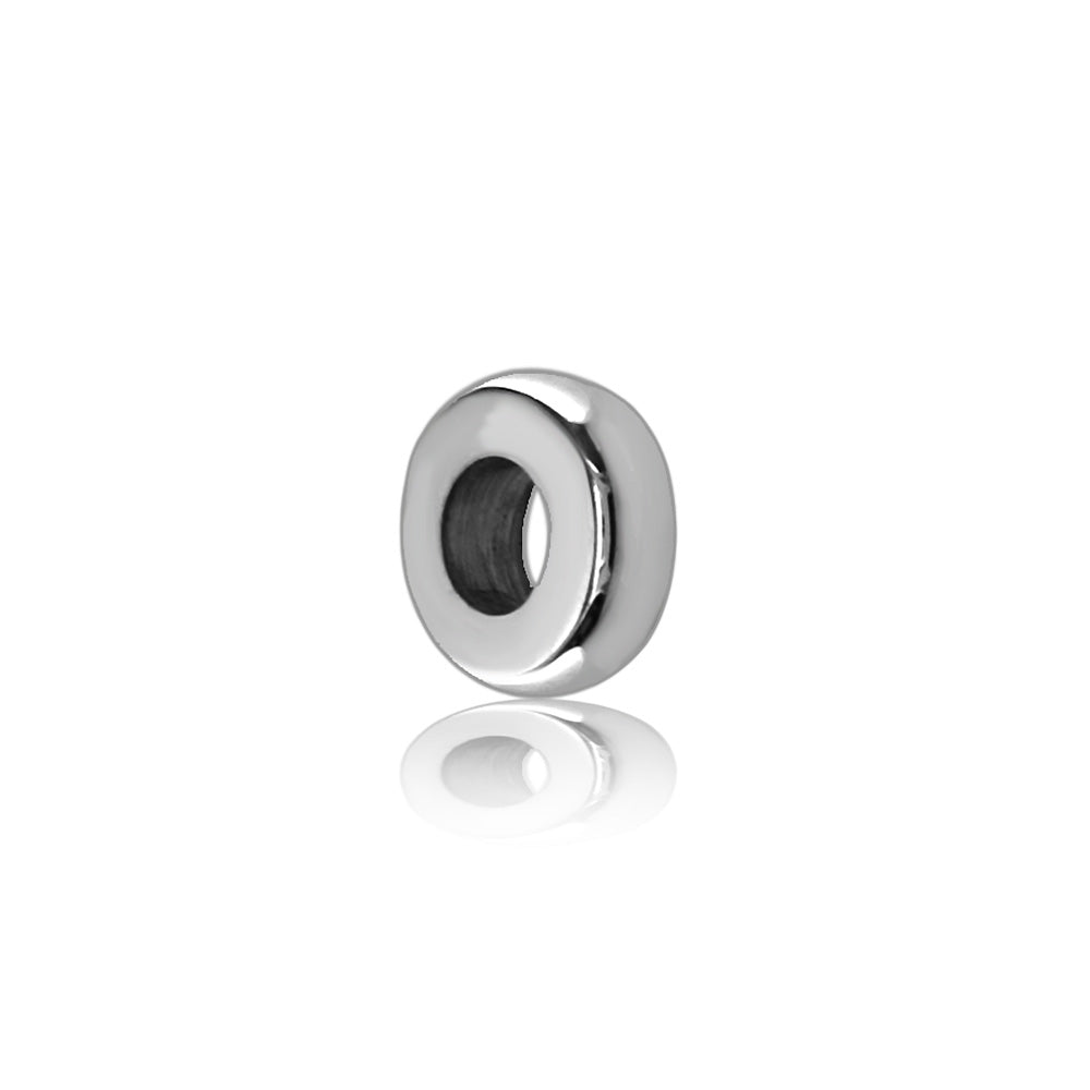 Sterling Silver Spacer, Roundel