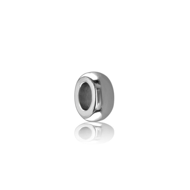 Small Sterling Silver Spacer, Roundel