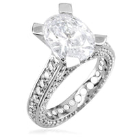 Oval Shape Diamond Ring E/W-Z3568