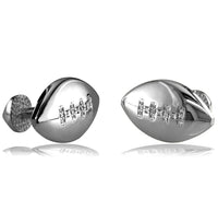 Diamond Football Cufflinks MA-Z36234W