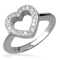 Diamond Heart Ring in 18K, 0.20CT
