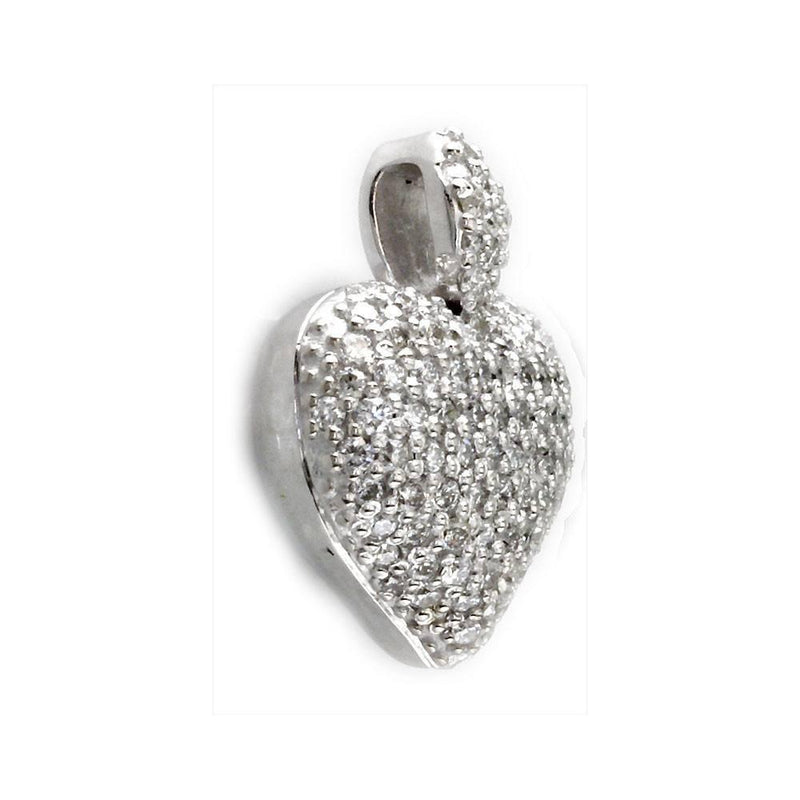 Diamond Heart Pendant, 1.25CT