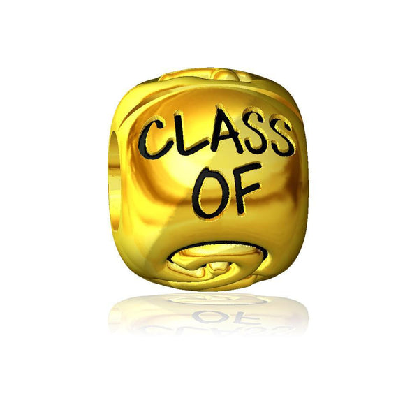 Class Of 2015 Bead in 14k Yellow Gold