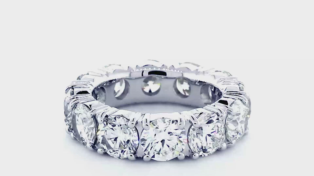 Diamond Eternity Band, 2.55CT Total in 18k White Gold
