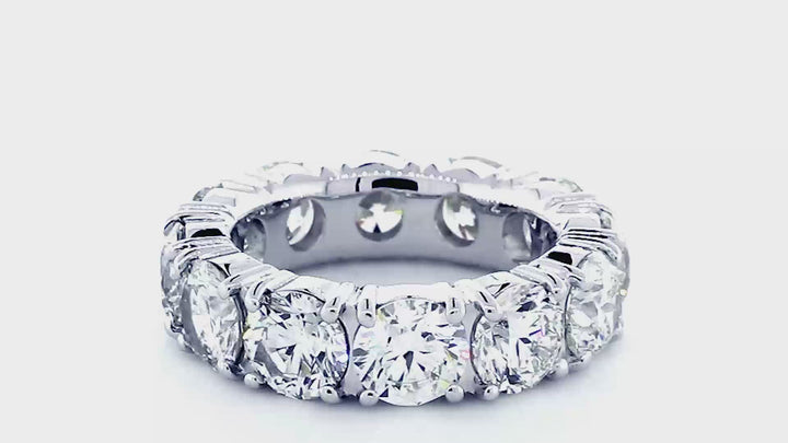 Diamond Eternity Band, 2.55CT Total in 18k White Gold