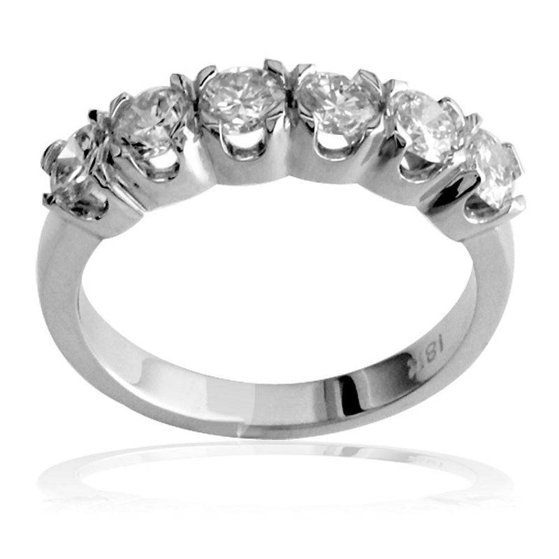 Diamond Matching Wedding Band with Rounds E/W-K0010
